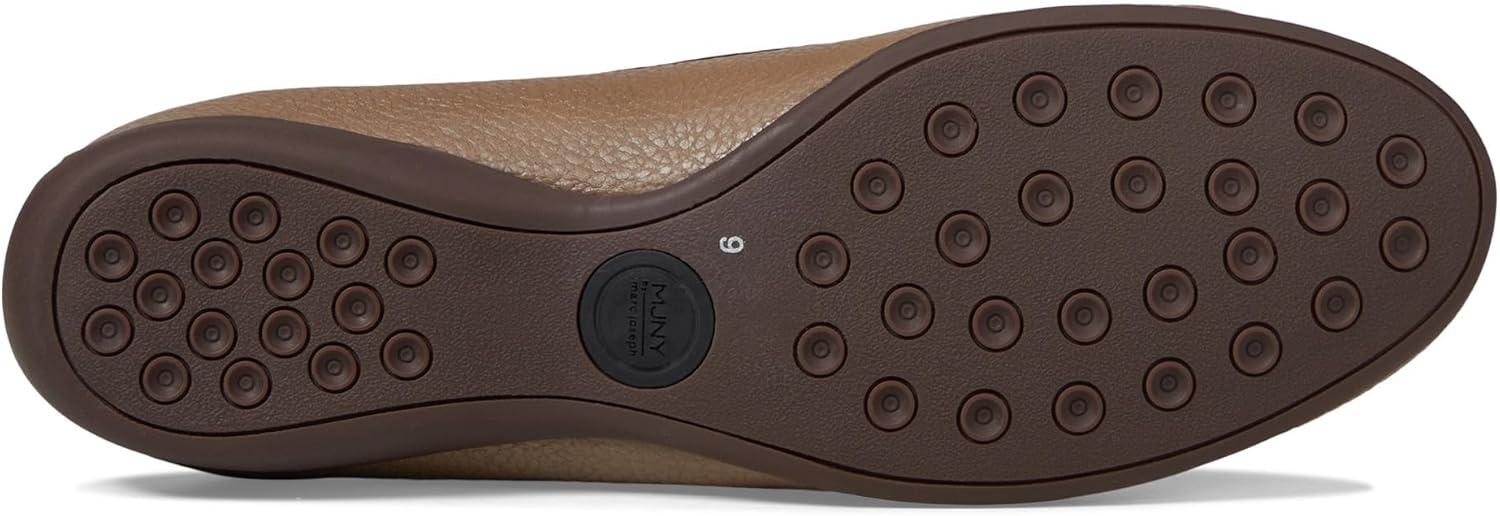 image:imageWomens Genuine Leather Casual Comfort Slip on LoafersTaupe Grainy
