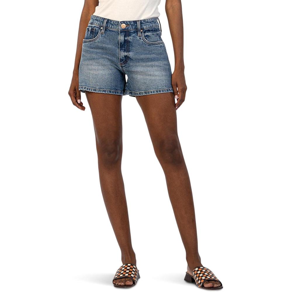 image:imageKUT from The Kloth Womens Jane HighRise Shorts with Five Pockets with Regular HemDistinguished