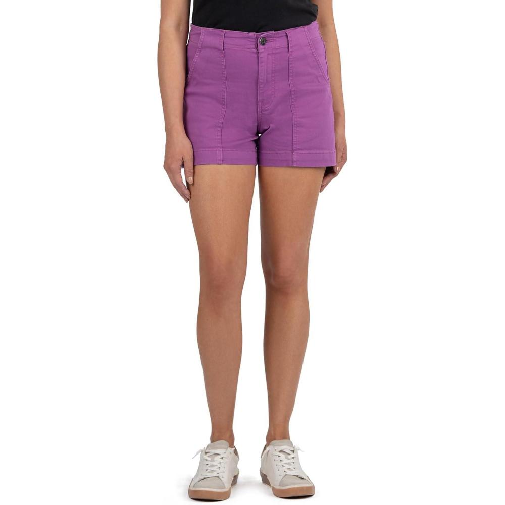 image:imageKUT from The Kloth Womens Jane HighRise ShortsOrchid