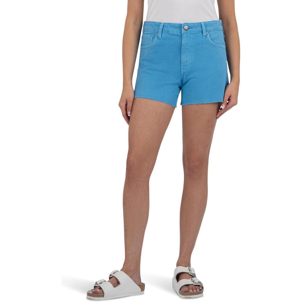image:imageKUT from the Kloth Womens Jane HighRise Long ShortsBahamas Blue