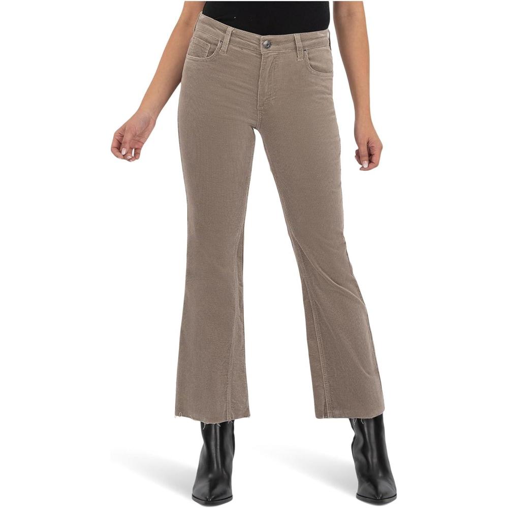 image:imageKUT from the Kloth Womens Kelsey Mid Rise Ankle FlareInset LegRosemary
