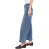 KUT from the Kloth Meg High-Rise Fab Ab Wide Leg Raw Hem(Acutely)