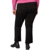 KUT from the Kloth Meg High-Rise Fab Ab Wide Leg Raw Hem(Black)