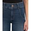 KUT from the Kloth Meg High-Rise Fab Ab Wide Leg Raw Hem(Decisive)