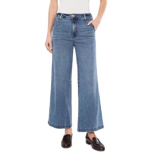 KUT from the Kloth Meg High-Rise Fab Ab Wide Leg Raw Hem(Acutely)