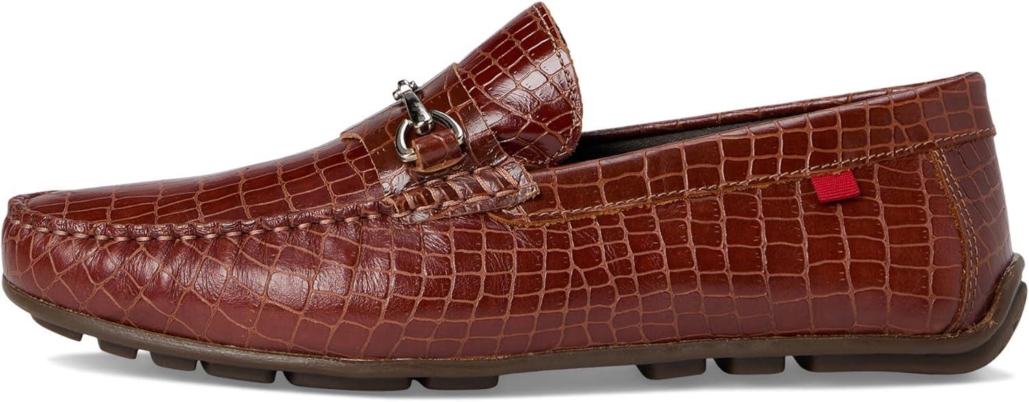 image:imageMJNY Mens Casual Comfortable Genuine Leather Lightweight Driving Moccasins Classic Fashion Buckle Loafer Slip On Breathable Driving LoaferCognac Croco