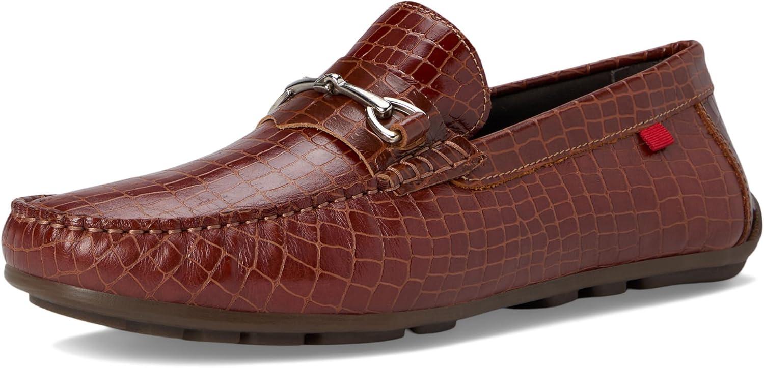 image:imageMJNY Mens Casual Comfortable Genuine Leather Lightweight Driving Moccasins Classic Fashion Buckle Loafer Slip On Breathable Driving LoaferCognac Croco