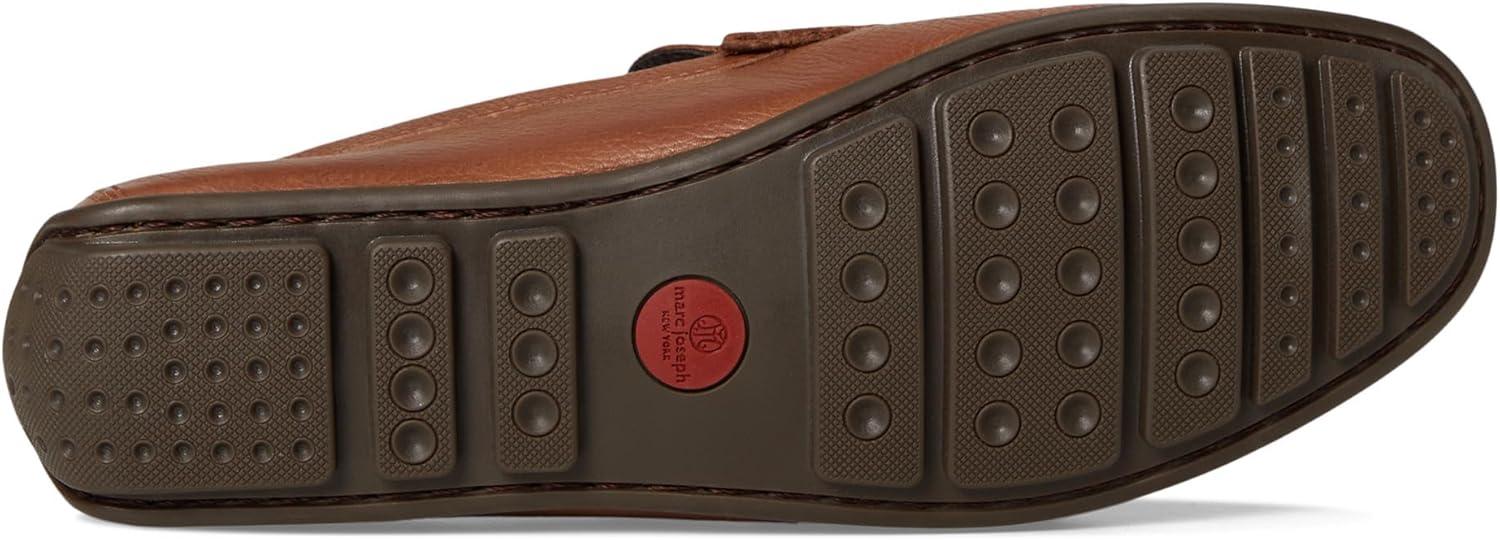 image:imageMJNY Mens Casual Comfortable Genuine Leather Lightweight Driving Moccasins Classic Fashion Buckle Loafer Slip On Breathable Driving LoaferCognac Grainy