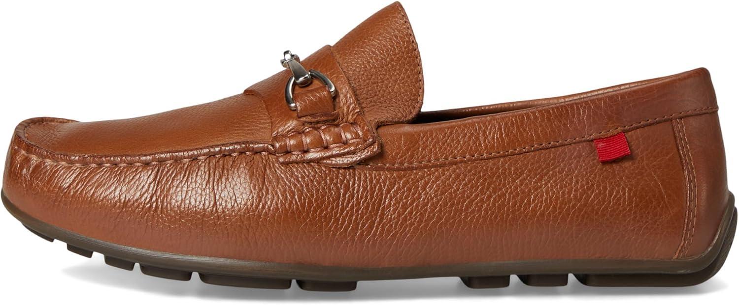 image:imageMJNY Mens Casual Comfortable Genuine Leather Lightweight Driving Moccasins Classic Fashion Buckle Loafer Slip On Breathable Driving LoaferCognac Grainy