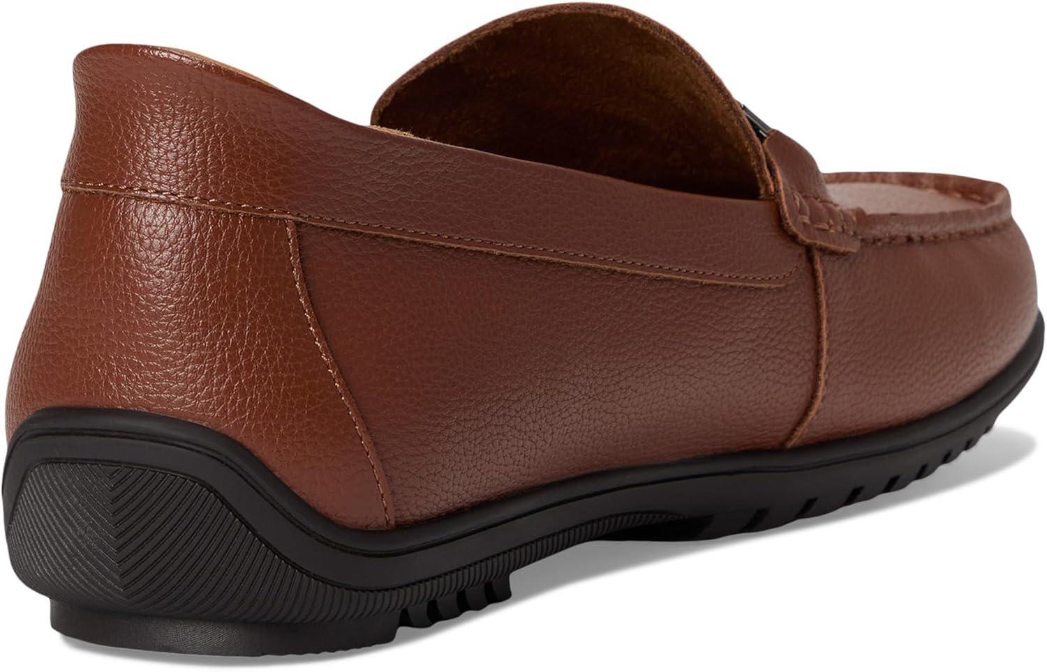 image:imageMarc Joseph New York Mens Casual Hands Free Slip on Buckle LoafersCognac