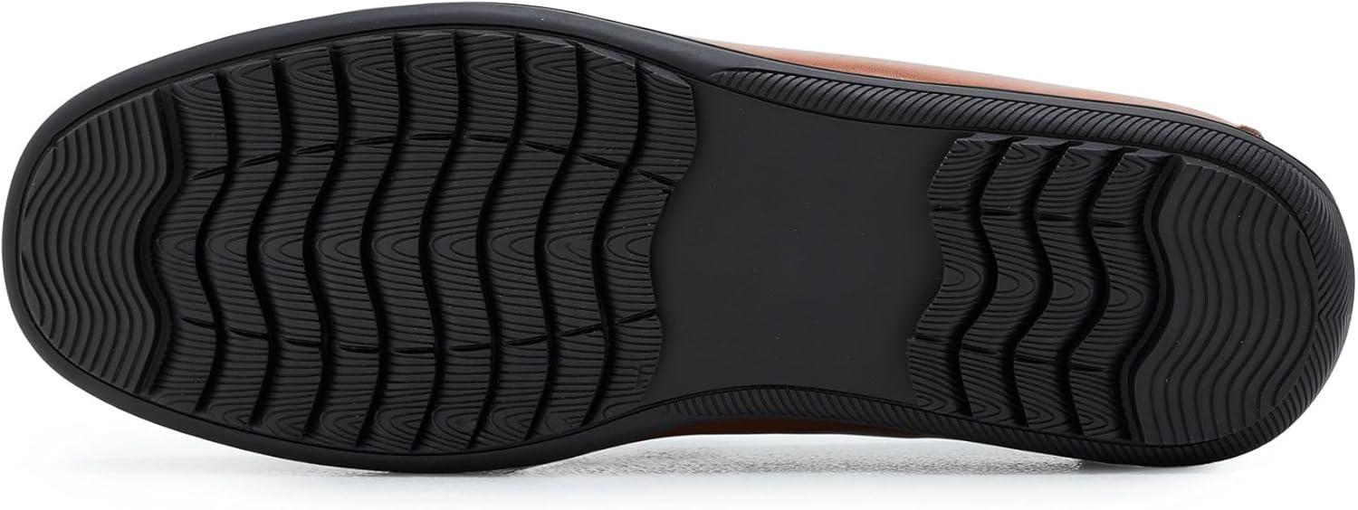 image:imageMarc Joseph New York Mens Casual Hands Free Slip on Buckle LoafersCognac Napa Leather