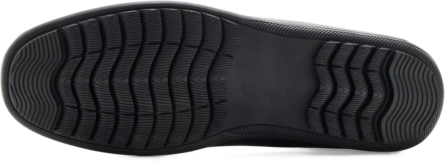 image:imageMarc Joseph New York Mens Casual Hands Free Slip on Penny LoafersBlack Grainy Leather