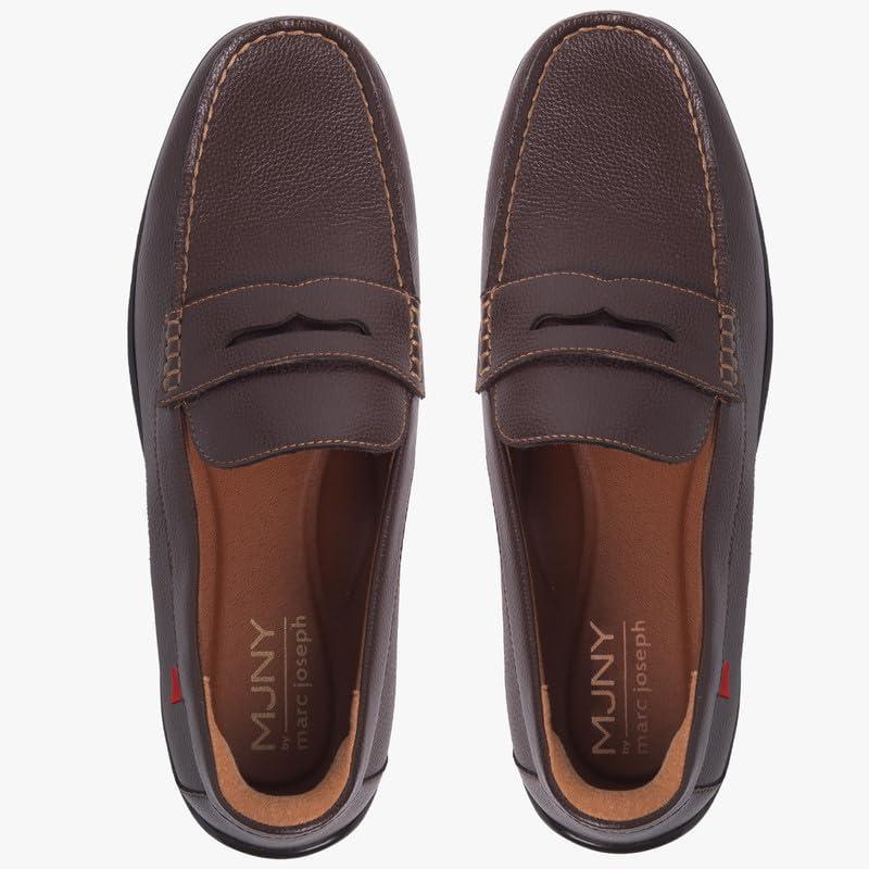 image:imageMarc Joseph New York Mens Casual Hands Free Slip on Penny LoafersBrown