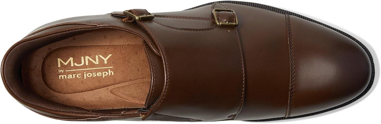 image:imageMarc Joseph New York Mens Oliver Street Hands Free Technology OxfordBrown Napa Leather