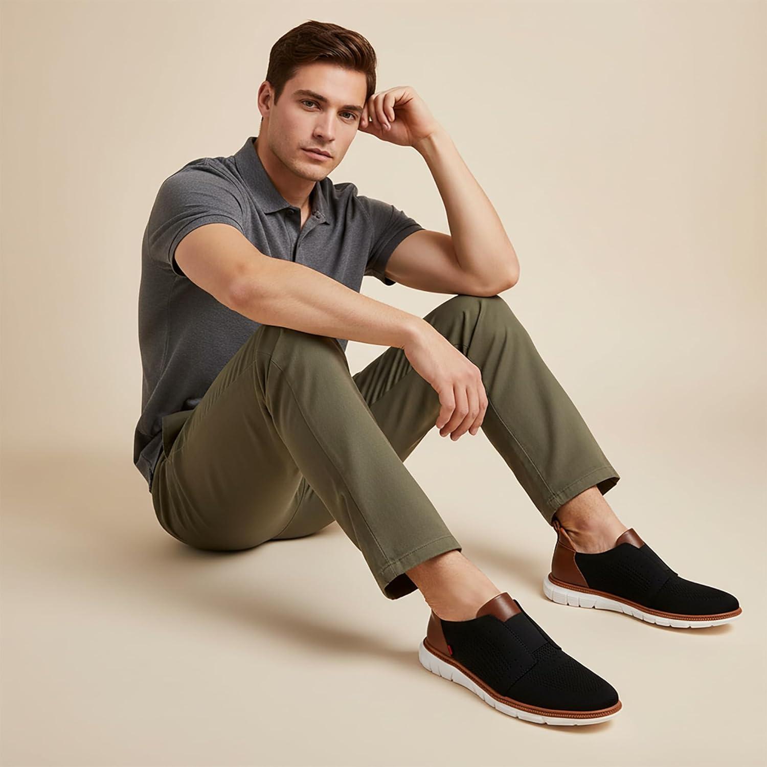 image:imageMarc Joseph New York Mens South Street Hands Free Technology SneakerBlack