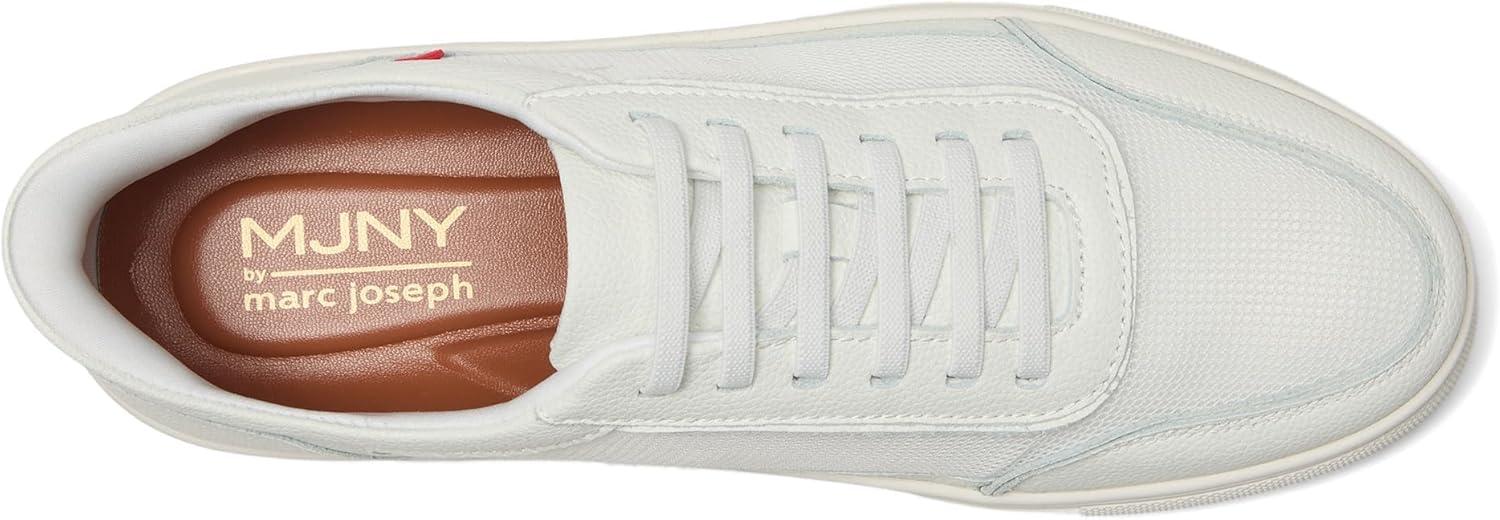 image:imageMarc Joseph New York Womens Columbia Street Hands Free TechnologyWhite Grainy Leather