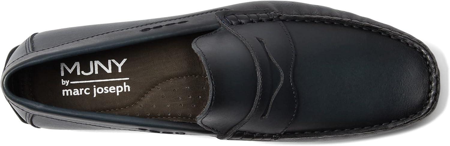image:imageMens Leather Casual Slip On Penny LoafersNavy Napa