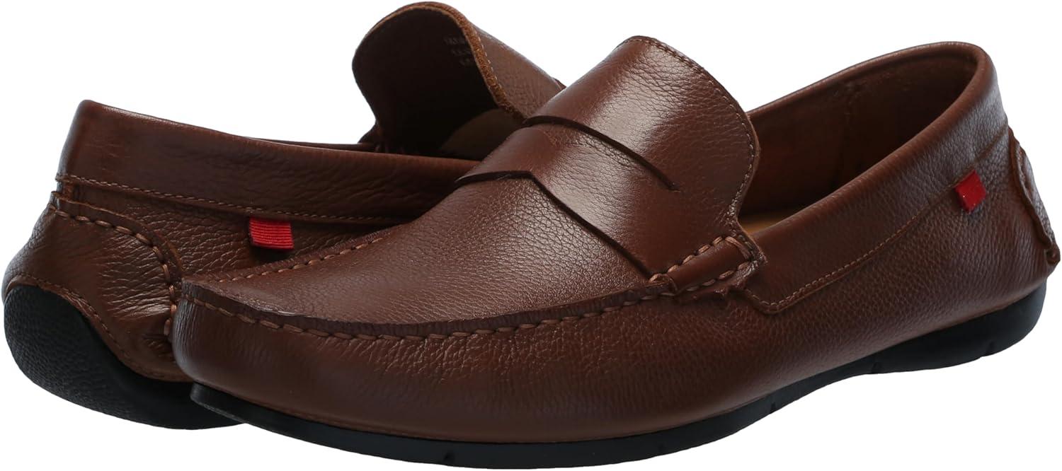 image:imageMens Loafers Casual Slip On Shoes Leather Penny Loafers for MenCognac Grainy
