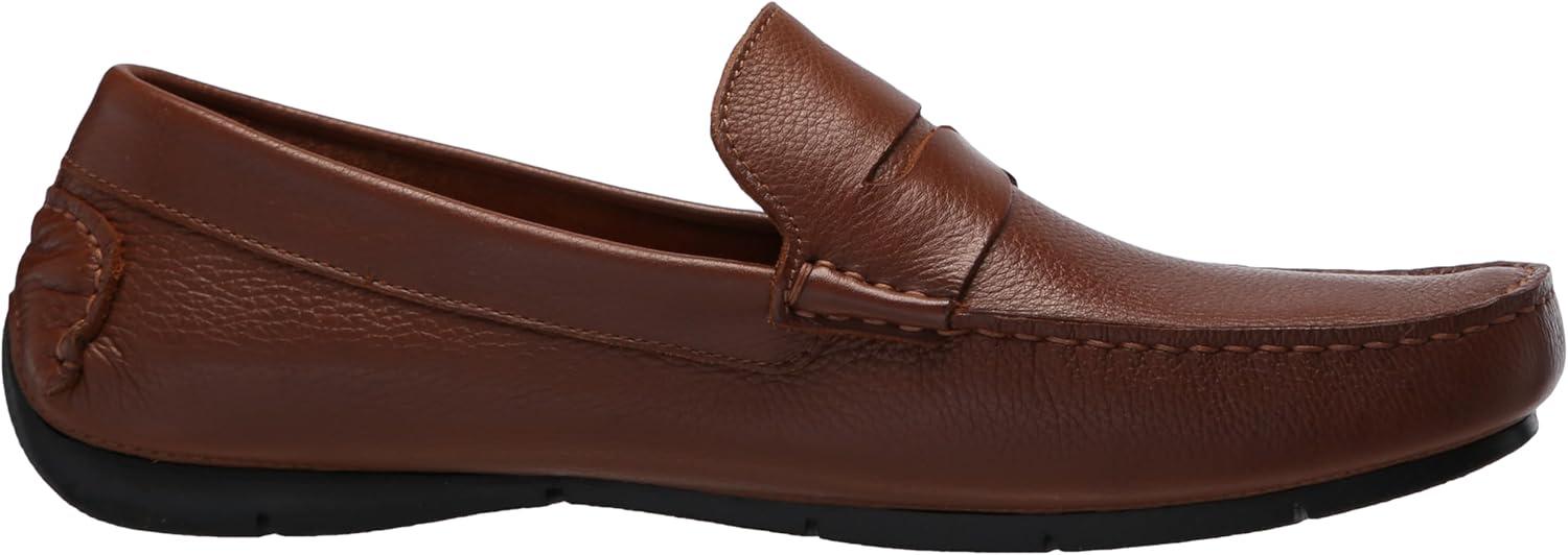 image:imageMens Loafers Casual Slip On Shoes Leather Penny Loafers for MenCognac Grainy