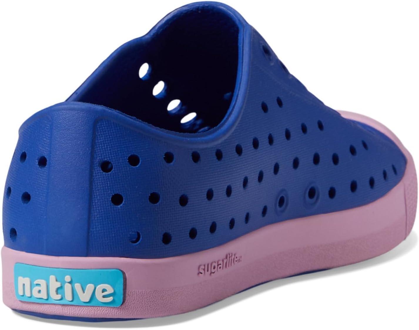 image:imageNative Shoes Kids Jefferson SlipOn ShoeAdventure BlueChillberry Pink