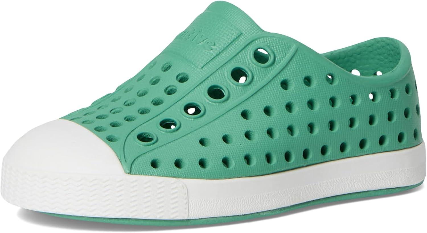 image:imageNative Shoes Kids Jefferson SlipOn ShoeAlpine GreenShell White