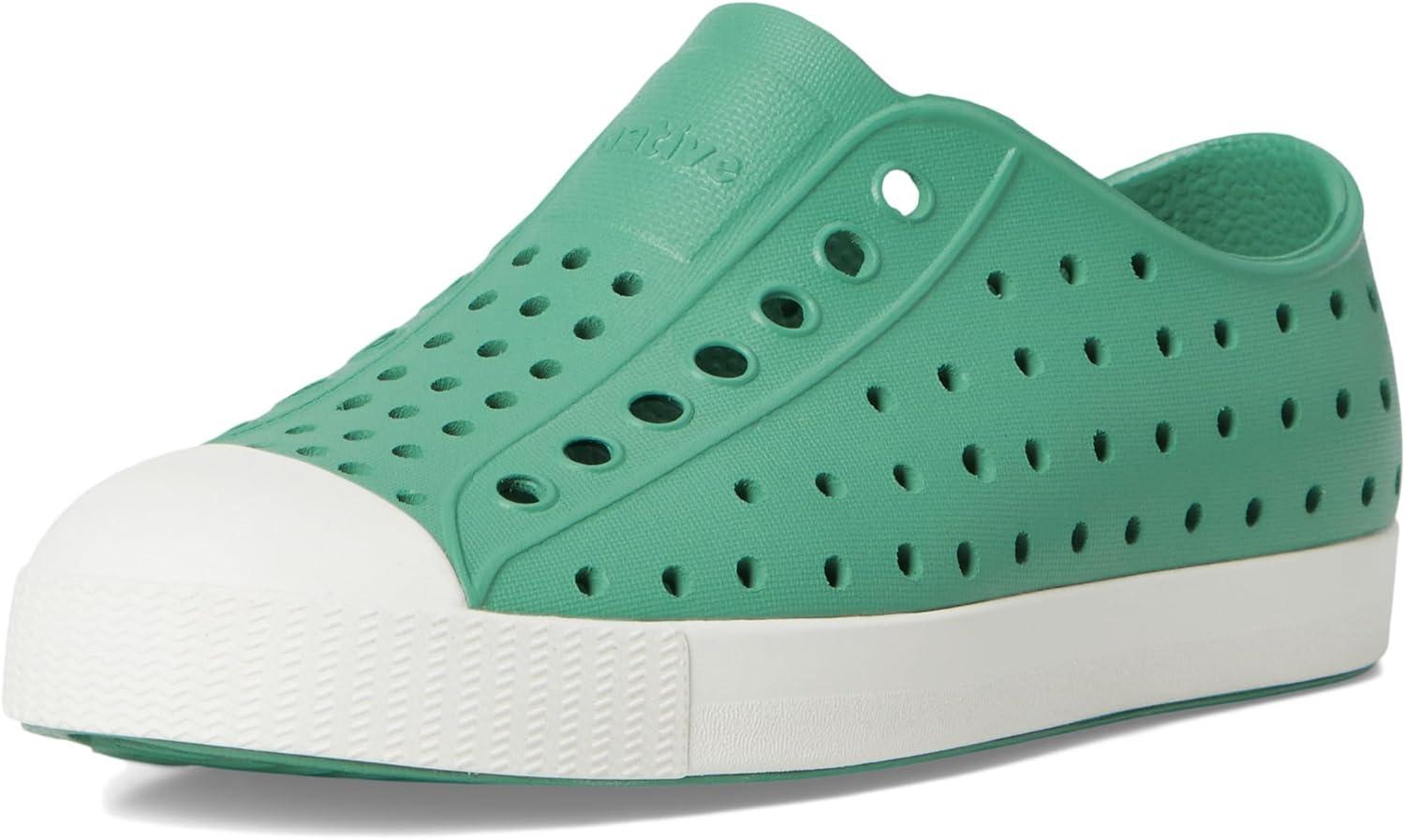 image:imageNative Shoes Kids Jefferson SlipOn ShoeAlpine GreenShell White