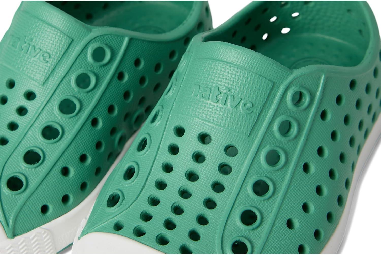 image:imageNative Shoes Kids Jefferson SlipOn ShoeAlpine GreenShell White