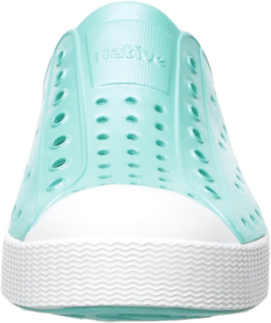 image:imageNative Shoes Kids Jefferson SlipOn ShoeAtlantis BlueShell WhiteIridescent