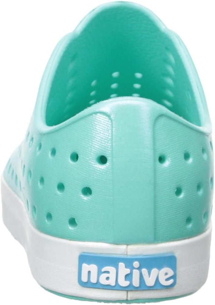 image:imageNative Shoes Kids Jefferson SlipOn ShoeAtlantis BlueShell WhiteIridescent
