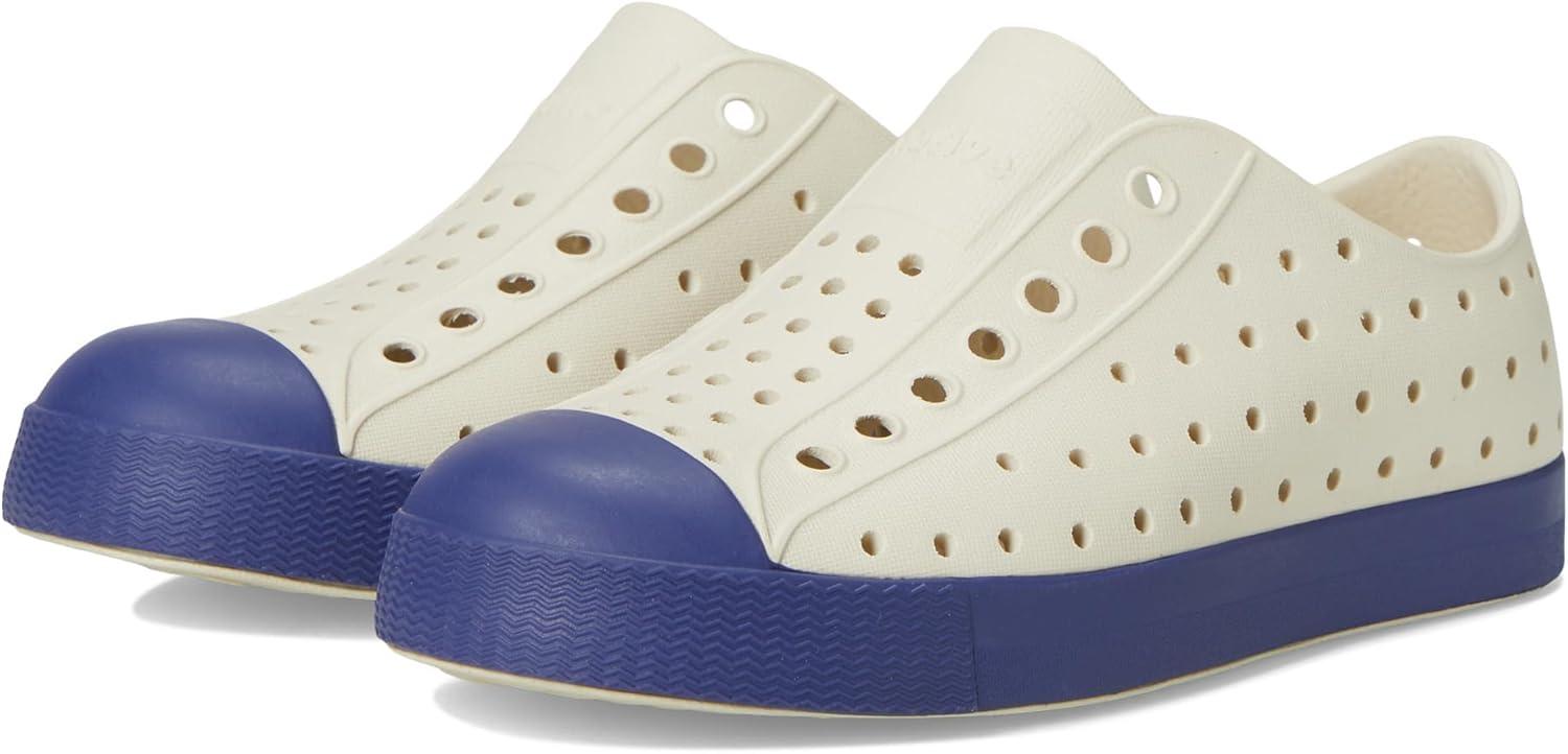 image:imageNative Shoes Kids Jefferson SlipOn ShoeBone WhiteInk Blue