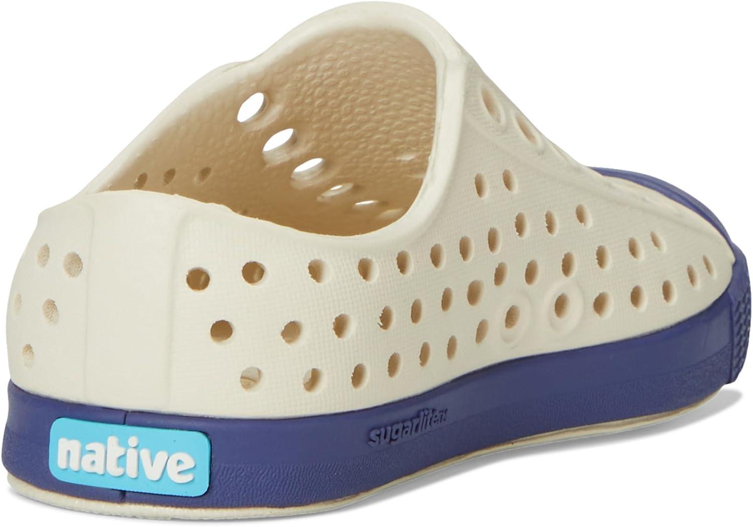 image:imageNative Shoes Kids Jefferson SlipOn ShoeBone WhiteInk Blue