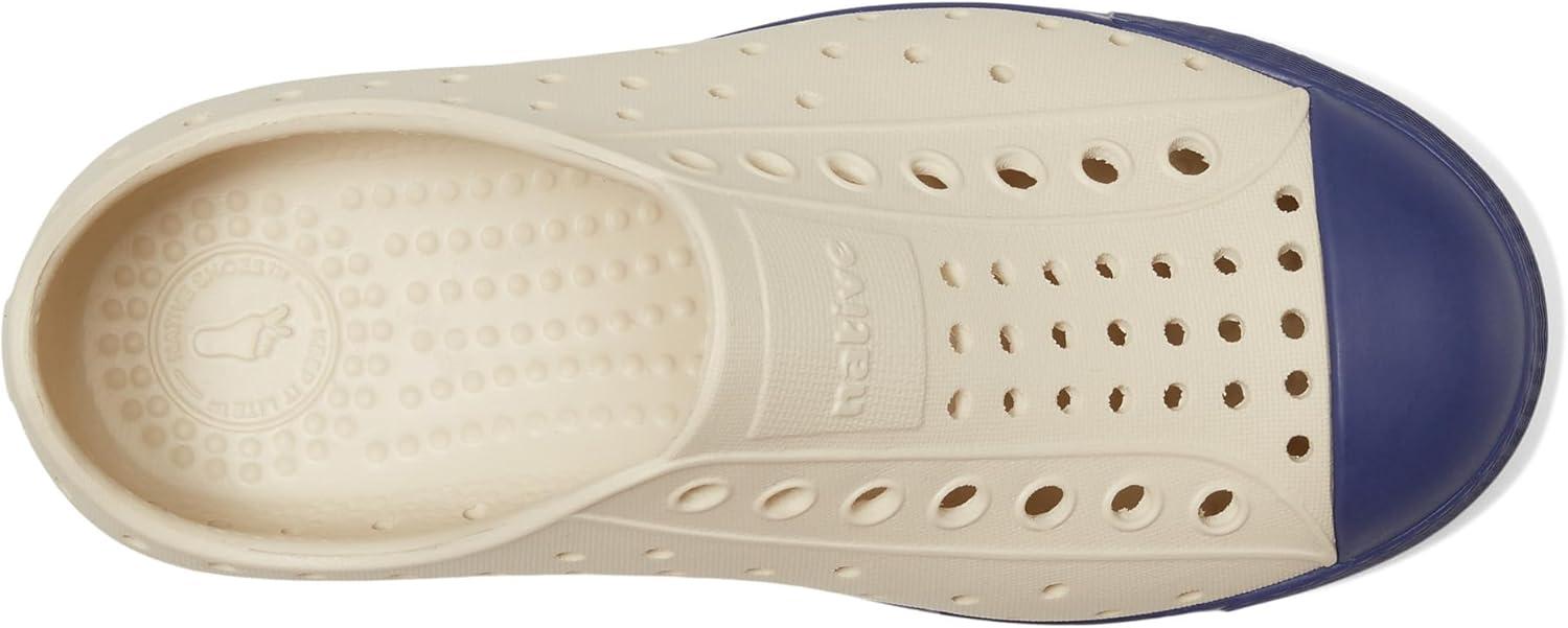 image:imageNative Shoes Kids Jefferson SlipOn ShoeBone WhiteInk Blue