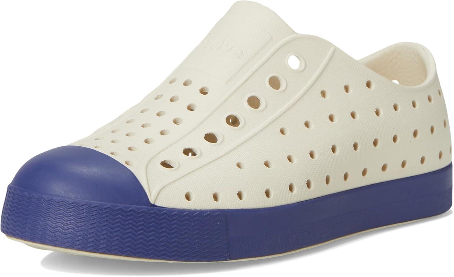 image:imageNative Shoes Kids Jefferson SlipOn ShoeBone WhiteInk Blue