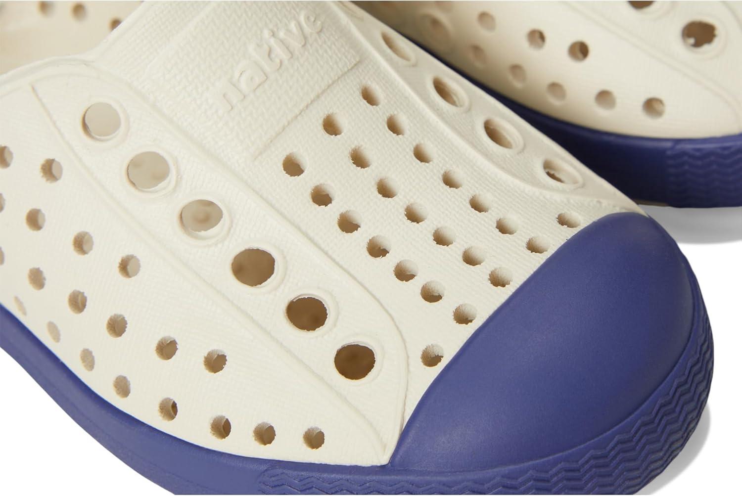 image:imageNative Shoes Kids Jefferson SlipOn ShoeBone WhiteInk Blue
