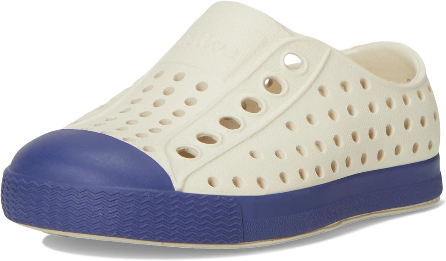 image:imageNative Shoes Kids Jefferson SlipOn ShoeBone WhiteInk Blue