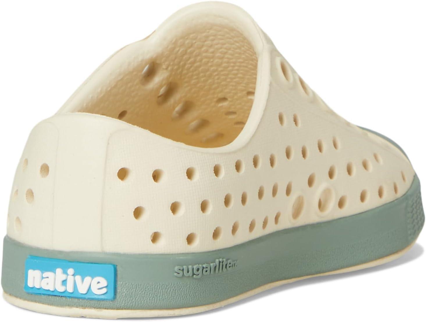 image:imageNative Shoes Kids Jefferson SlipOn ShoeBone WhiteRelax Green