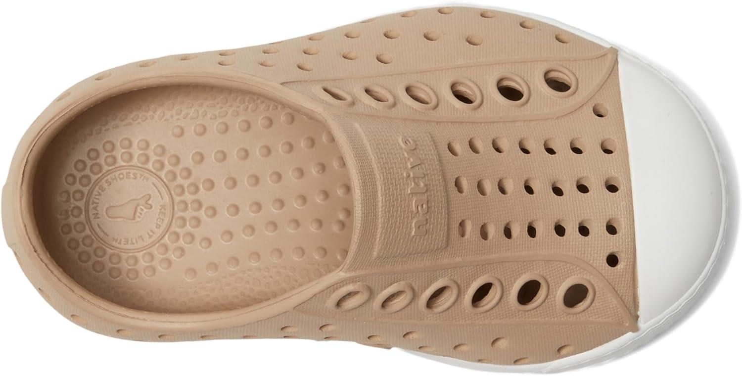 image:imageNative Shoes Kids Jefferson SlipOn ShoeFlax TanShell White