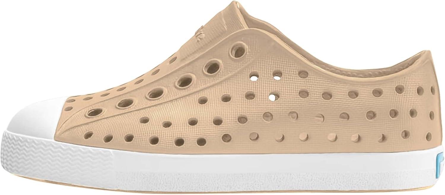 image:imageNative Shoes Kids Jefferson SlipOn ShoeFlax TanShell White