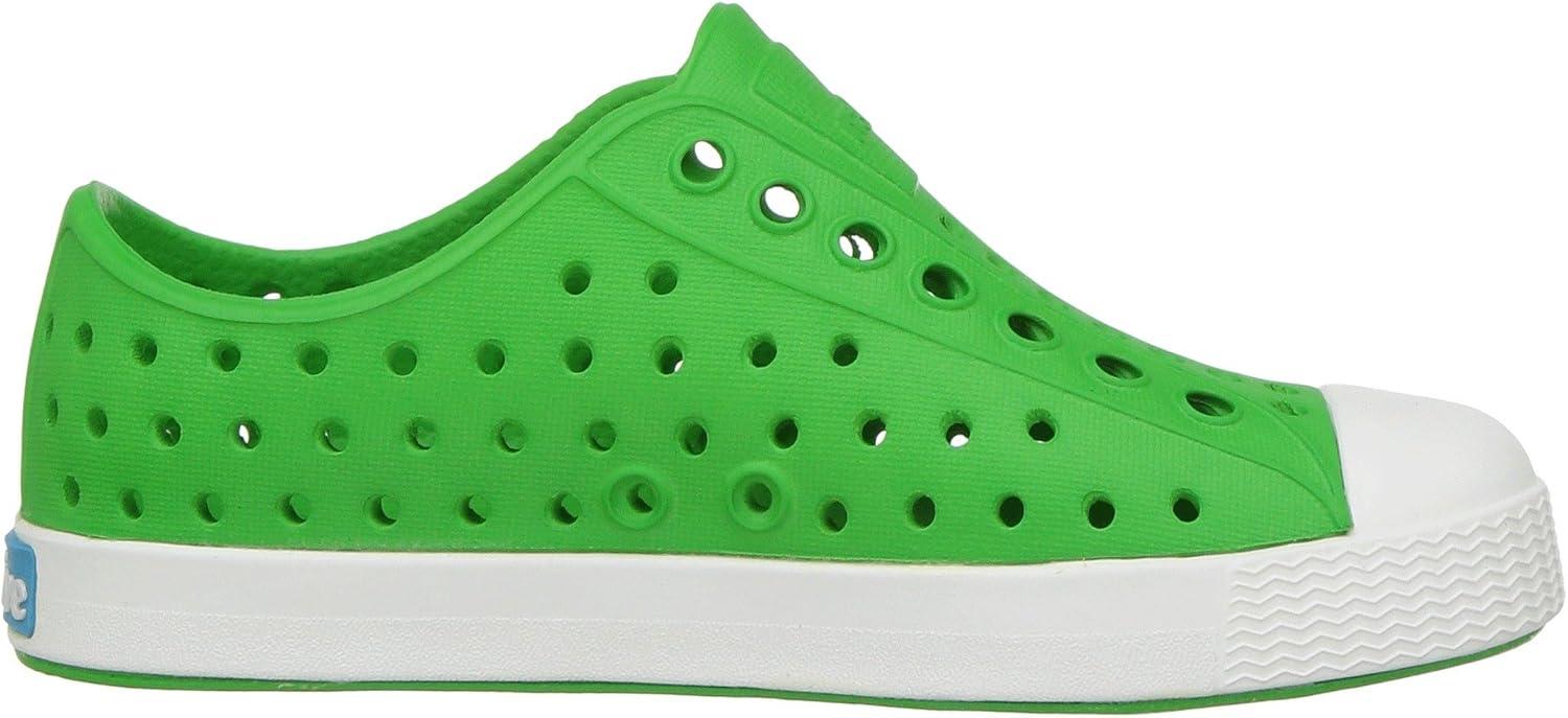image:imageNative Shoes Kids Jefferson SlipOn ShoeGrasshopper GreenShell White