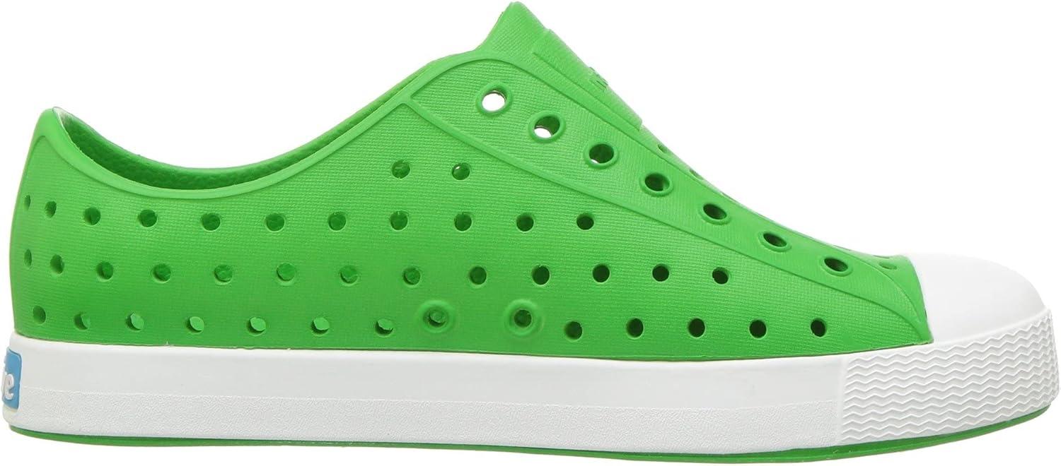 image:imageNative Shoes Kids Jefferson SlipOn ShoeGrasshopper GreenShell White
