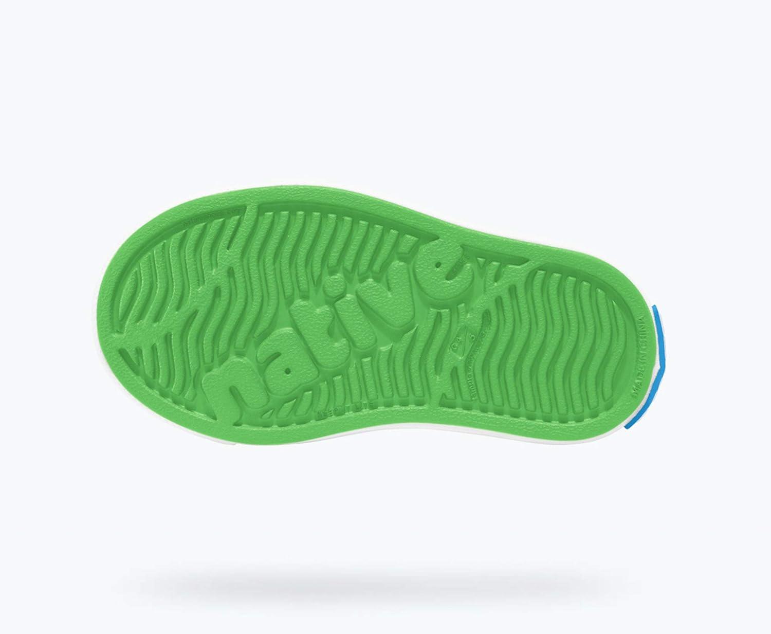 image:imageNative Shoes Kids Jefferson SlipOn ShoeGrasshopper GreenShell White