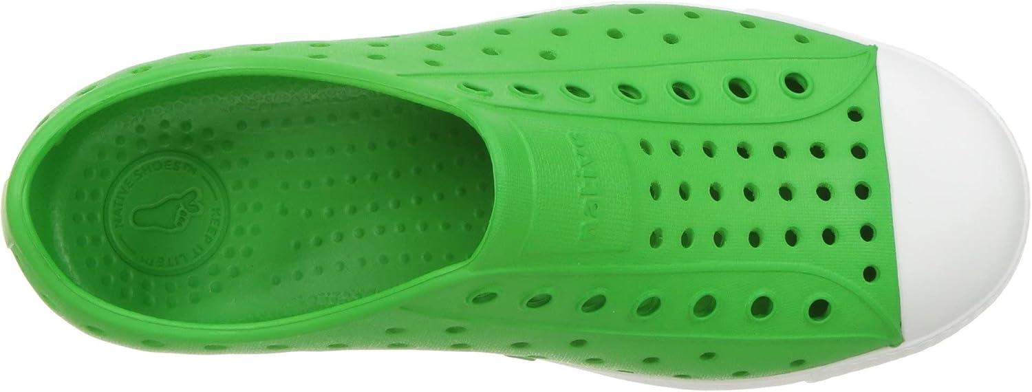 image:imageNative Shoes Kids Jefferson SlipOn ShoeGrasshopper GreenShell White