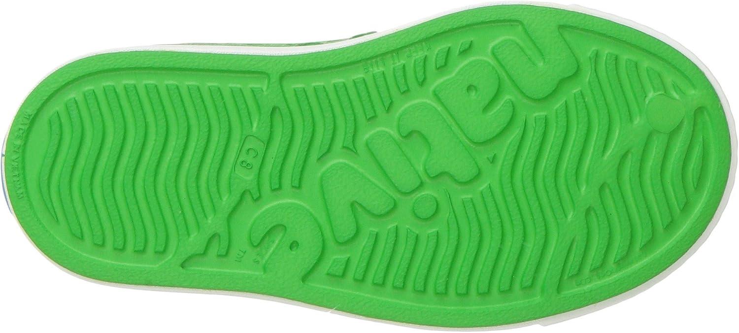 image:imageNative Shoes Kids Jefferson SlipOn ShoeGrasshopper GreenShell White