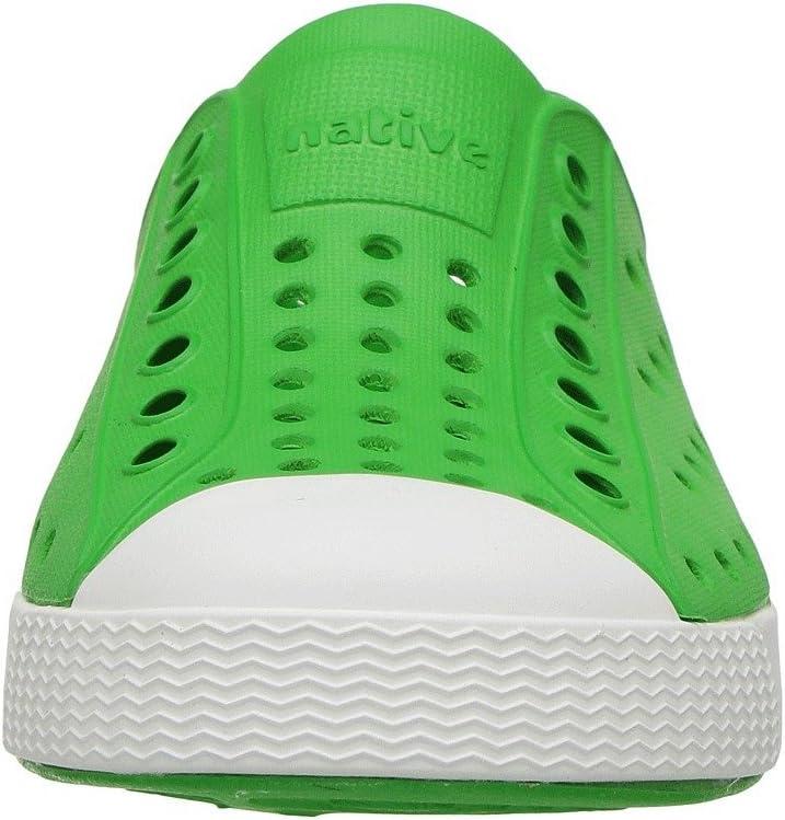 image:imageNative Shoes Kids Jefferson SlipOn ShoeGrasshopper GreenShell White