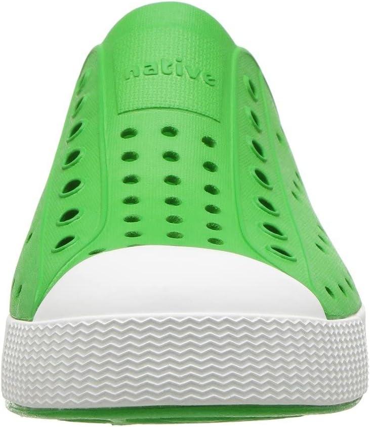 image:imageNative Shoes Kids Jefferson SlipOn ShoeGrasshopper GreenShell White