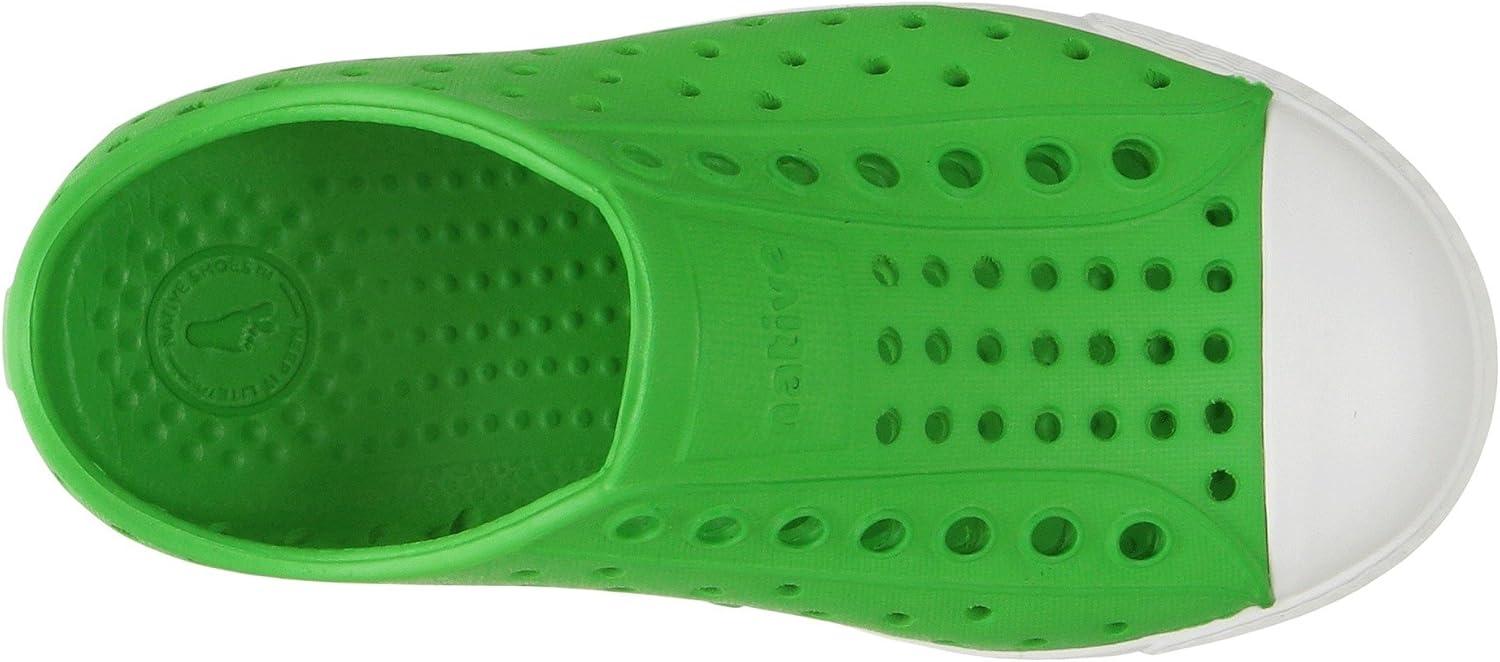 image:imageNative Shoes Kids Jefferson SlipOn ShoeGrasshopper GreenShell White