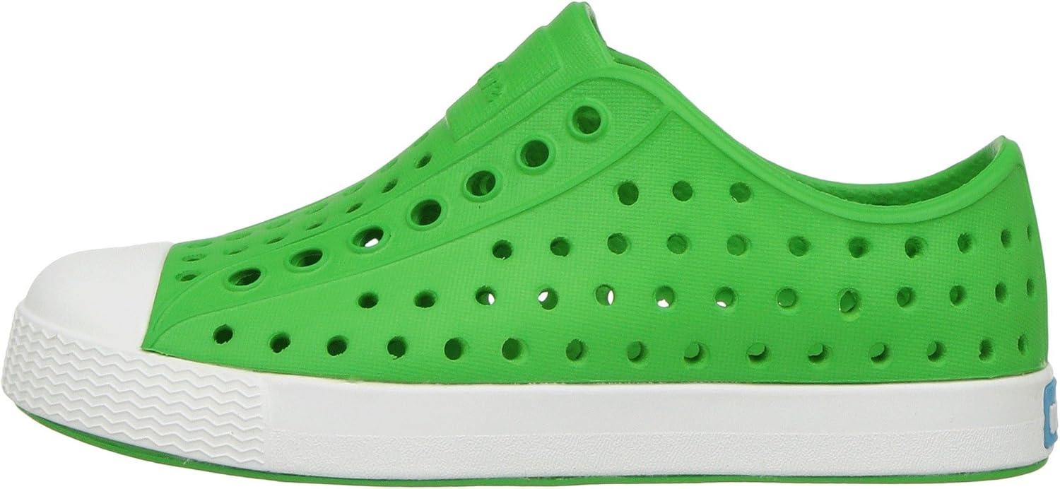 image:imageNative Shoes Kids Jefferson SlipOn ShoeGrasshopper GreenShell White