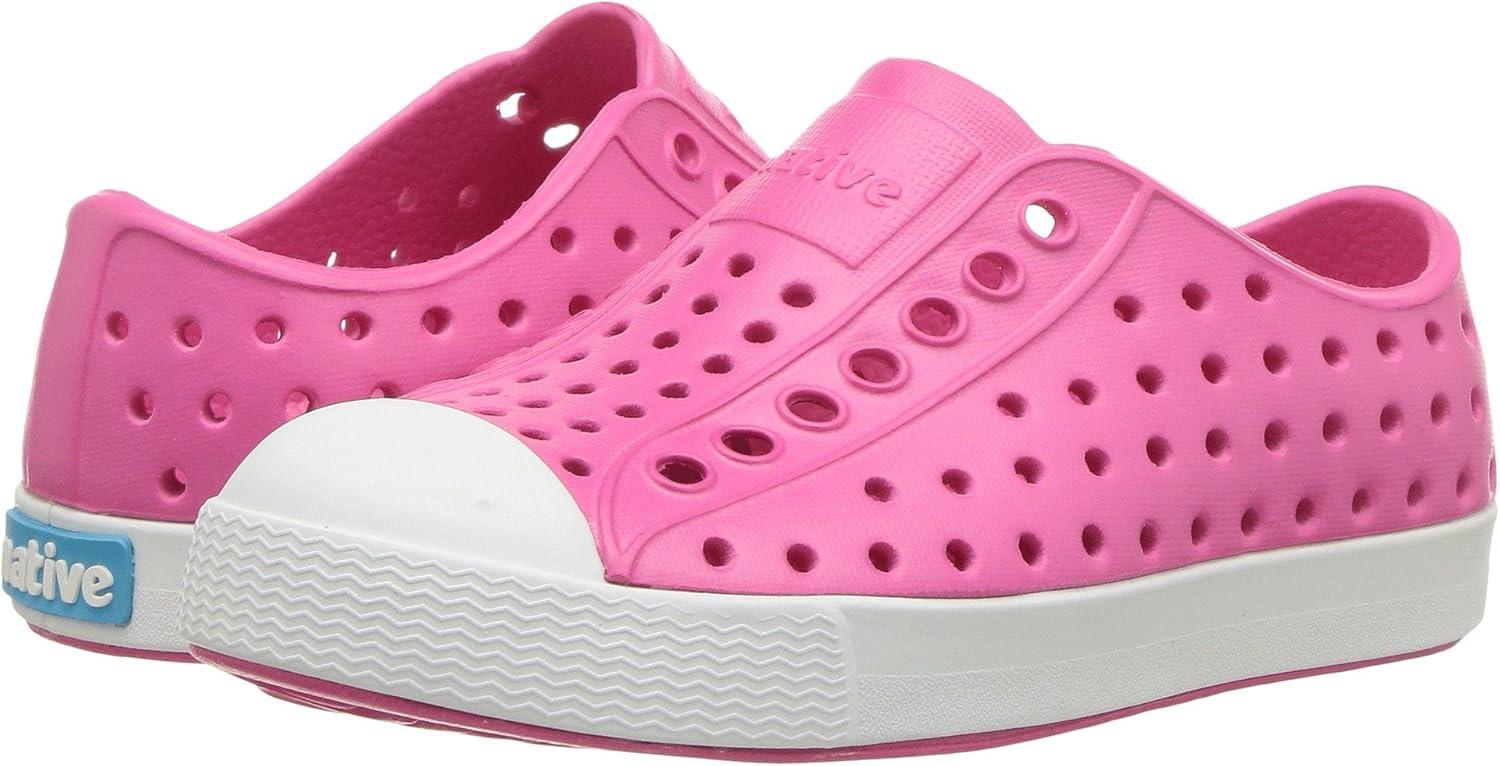image:imageNative Shoes Kids Jefferson SlipOn ShoeHollywood PinkShell White
