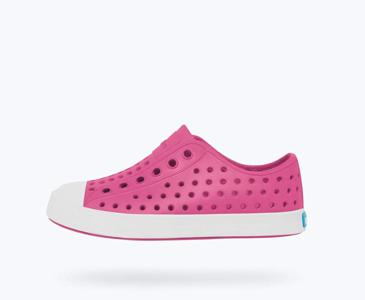 image:imageNative Shoes Kids Jefferson SlipOn ShoeHollywood PinkShell White