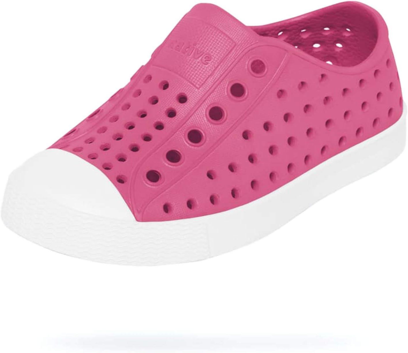 image:imageNative Shoes Kids Jefferson SlipOn ShoeHollywood PinkShell White